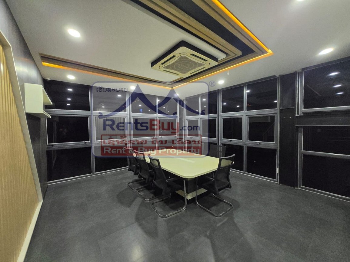 shophouseforrent16 6667-Fully Furnished 3-Storey shophouse for Rent in Vientiane – Prime Location, $4,500/Month