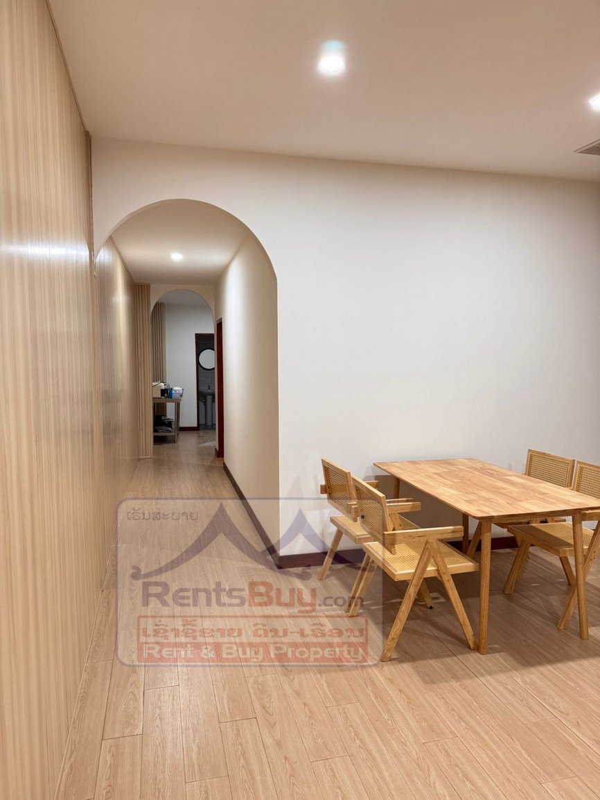 6688-Modern 2-Bedroom Townhouse for Rent Near Lao Telecom – $1,000/Month