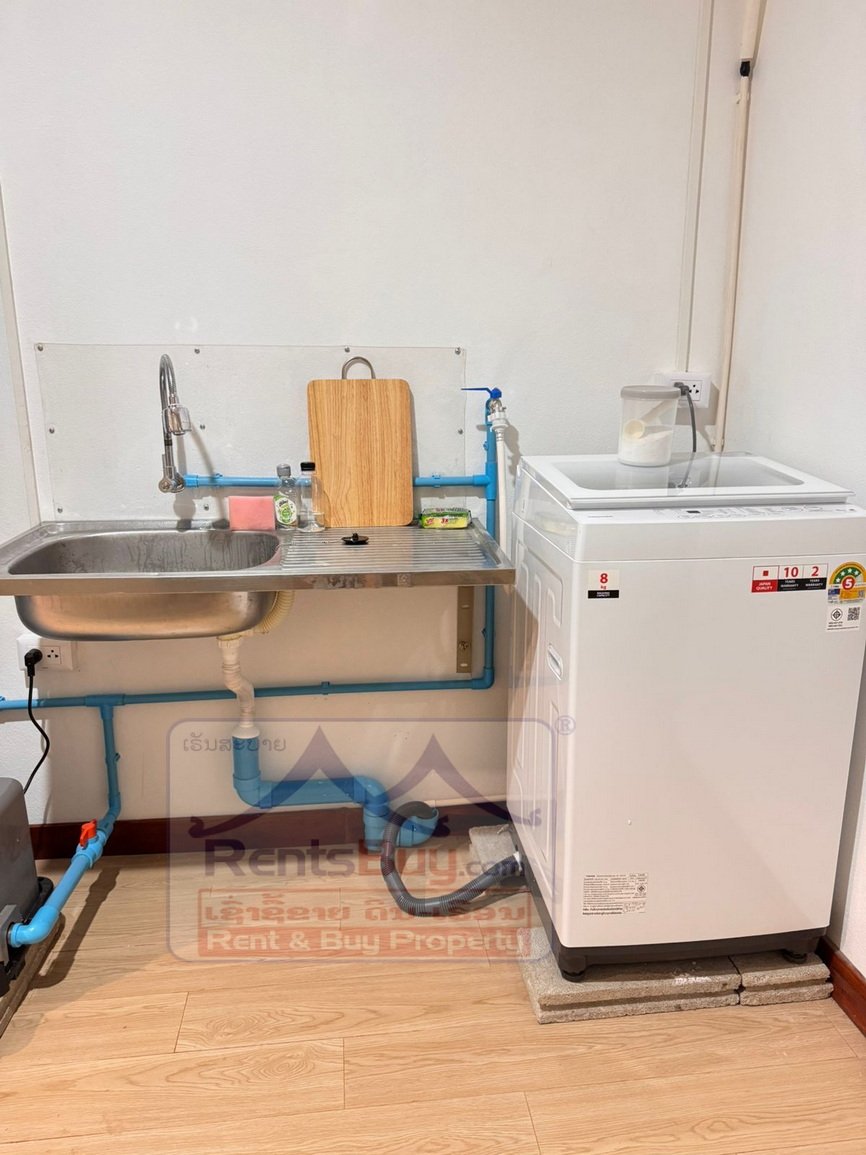 6688-Modern 2-Bedroom Townhouse for Rent Near Lao Telecom – $1,000/Month