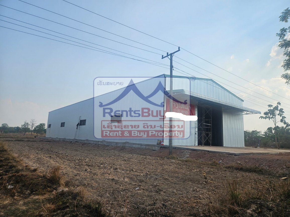 wearhouseforrent01 6711-Spacious 1,064 m² Warehouse for Rent in Pakngum District, Vientiane Capital