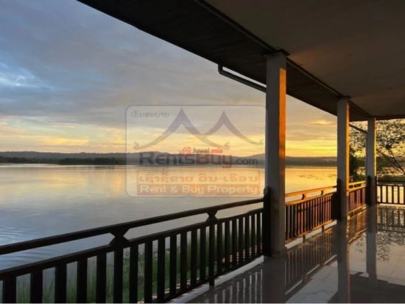 6751-Gold-Titled Waterfront Resort in Pristine Nature for sale, Just 35 km from Vientiane Capital