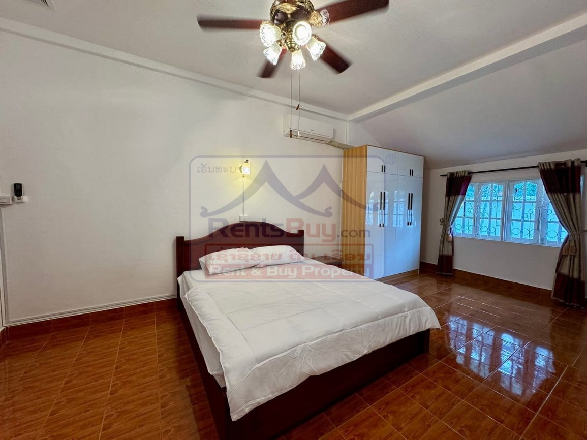6733-Elegant 3-Bedroom House for Rent in Prime Sisattanak District
