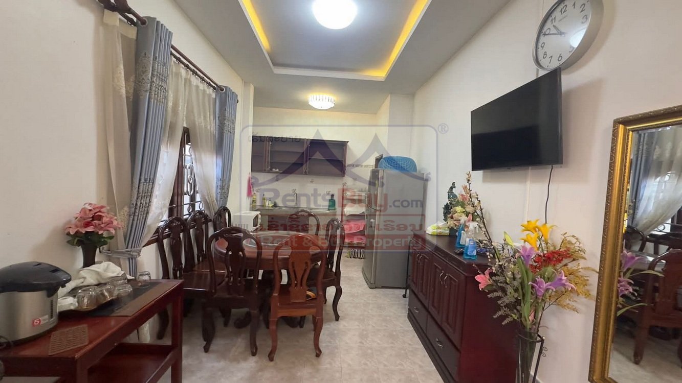 6729-Fully Furnished 3-Bedroom Home for Rent near National University of Laos