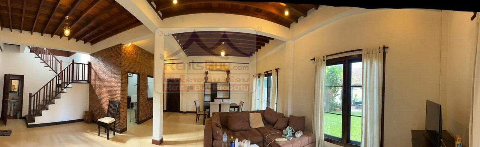 6748-Prime Location Rental: Flexible 2+ Bed, 4 Bath Home Near Mekong & U.S. Embassy