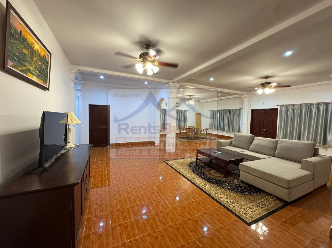 6733-Elegant 3-Bedroom House for Rent in Prime Sisattanak District