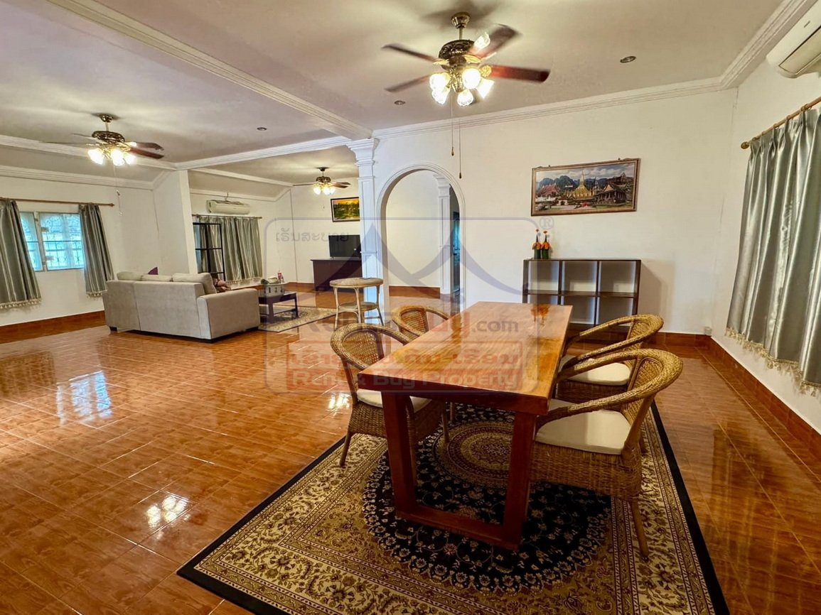 6733-Elegant 3-Bedroom House for Rent in Prime Sisattanak District