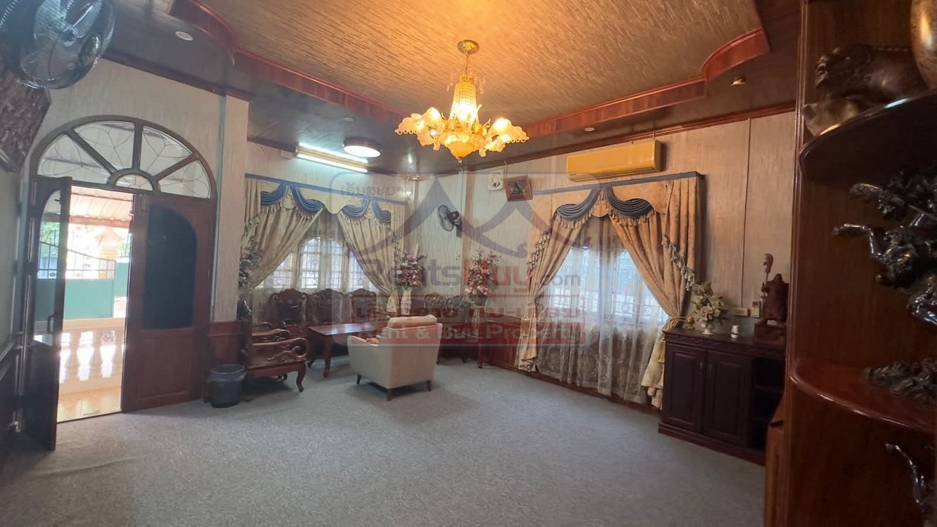 6729-Fully Furnished 3-Bedroom Home for Rent near National University of Laos