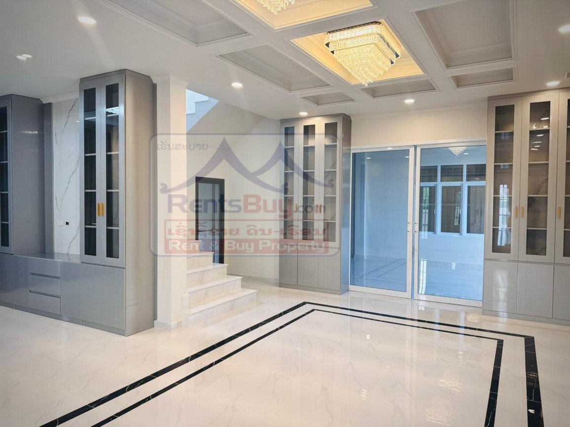 6720-Luxurious Two-Storey Villa for Rent in Sisattanak District