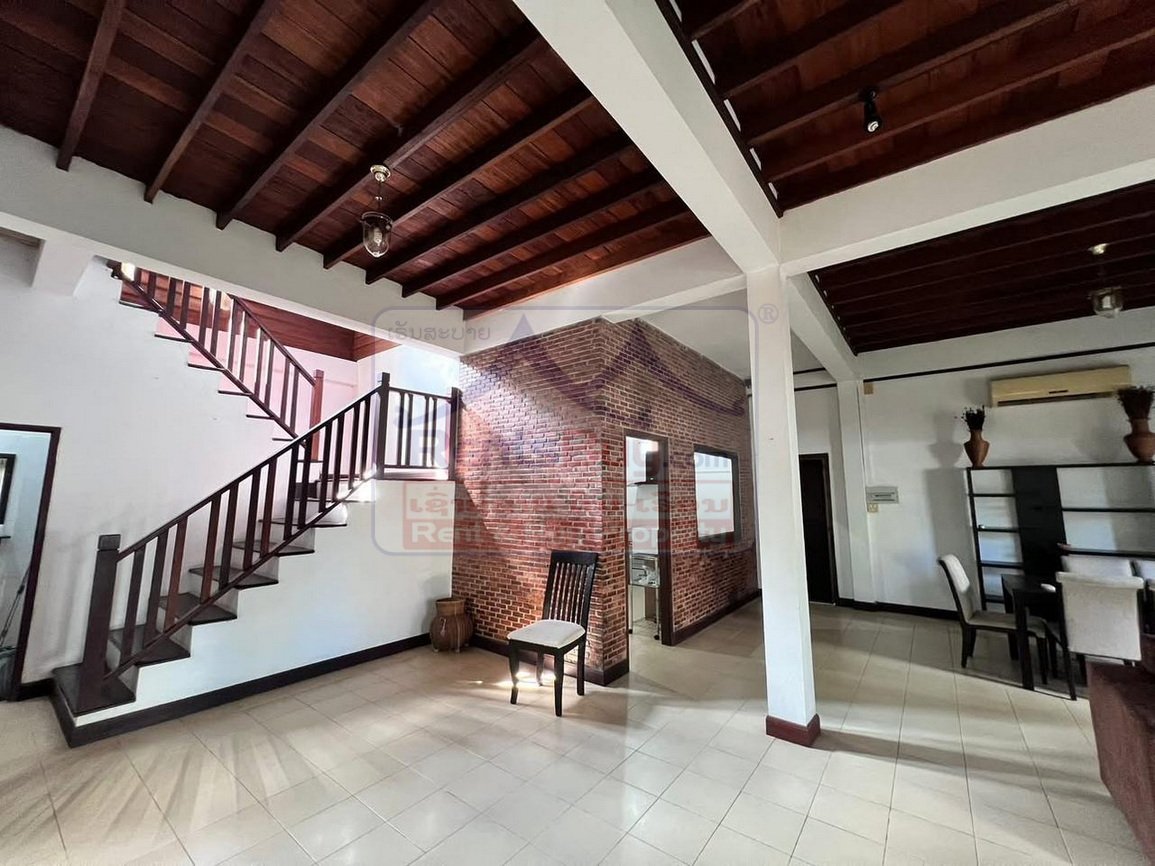 6748-Prime Location Rental: Flexible 2+ Bed, 4 Bath Home Near Mekong & U.S. Embassy