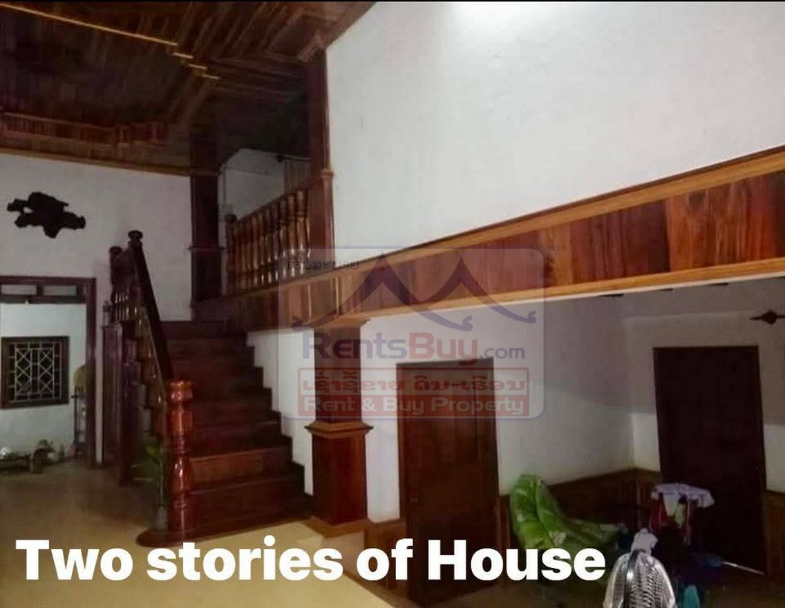 houseforrent01 6762-Modern Lao-Style 3-Bedroom Family Home for Rent – Prime Location Near Luang Prabang Center
