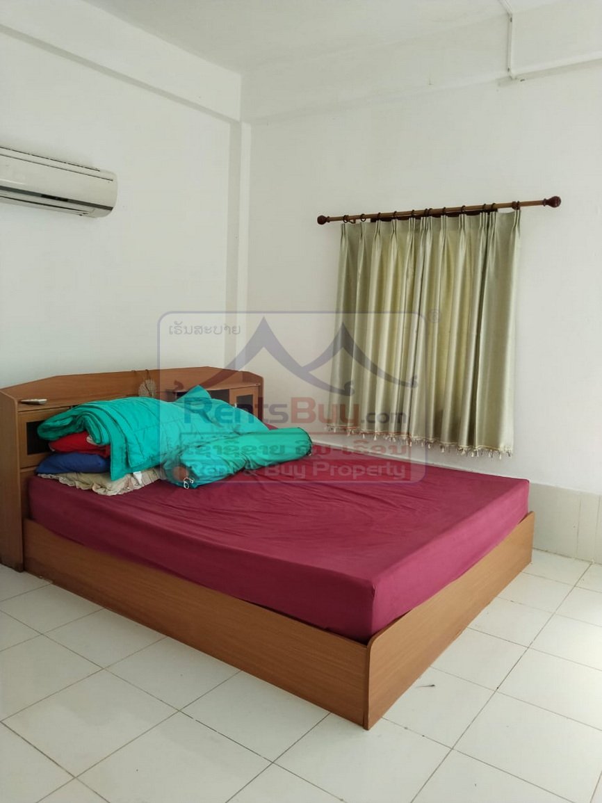 houseforrent01 6783-Fully Furnished 3-Bedroom Shophouse for Rent Near Iconic That Luang, Vientiane