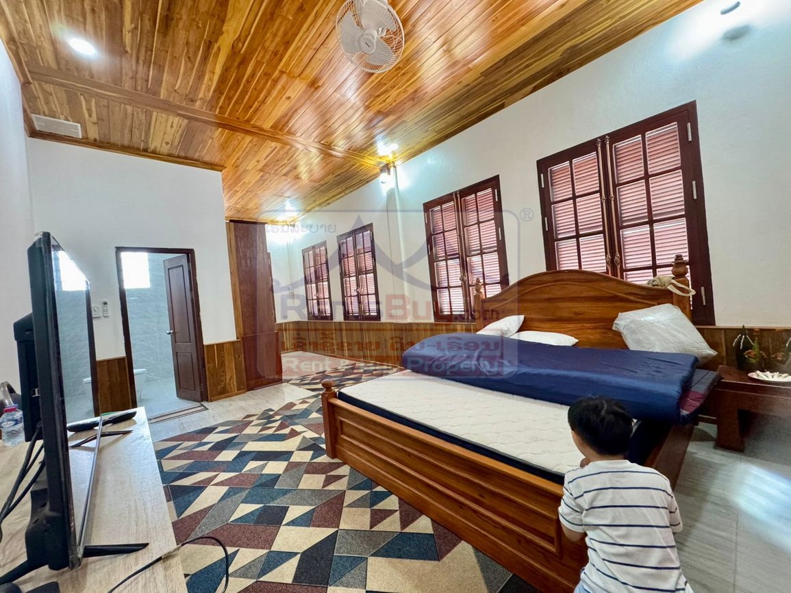 houseforrent01 6789-Spacious Two-Story House for Rent Near Thatluang, Vientiane Capital