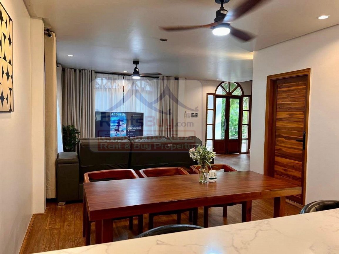 6799-Luxurious Newly Renovated 2-Storey Villa for Rent – Sisattanak District, Vientiane Capital