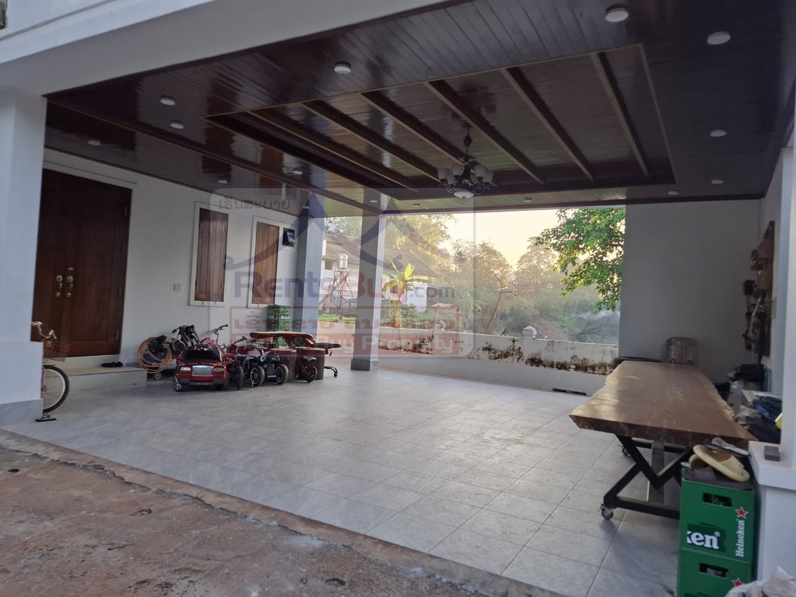 houseforrent04 6777-Spacious 5-Bedroom Fully Furnished Villa for Rent in Xaythany District, Vientiane Capital