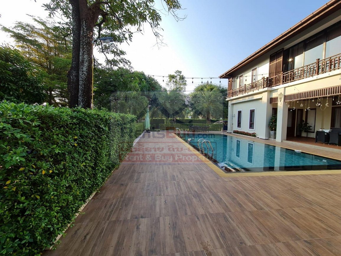 houseforrent05 6773-Luxurious Fully Furnished Two-Storey House for Rent Near 150 Hospital Zone with Private Swimming Pool