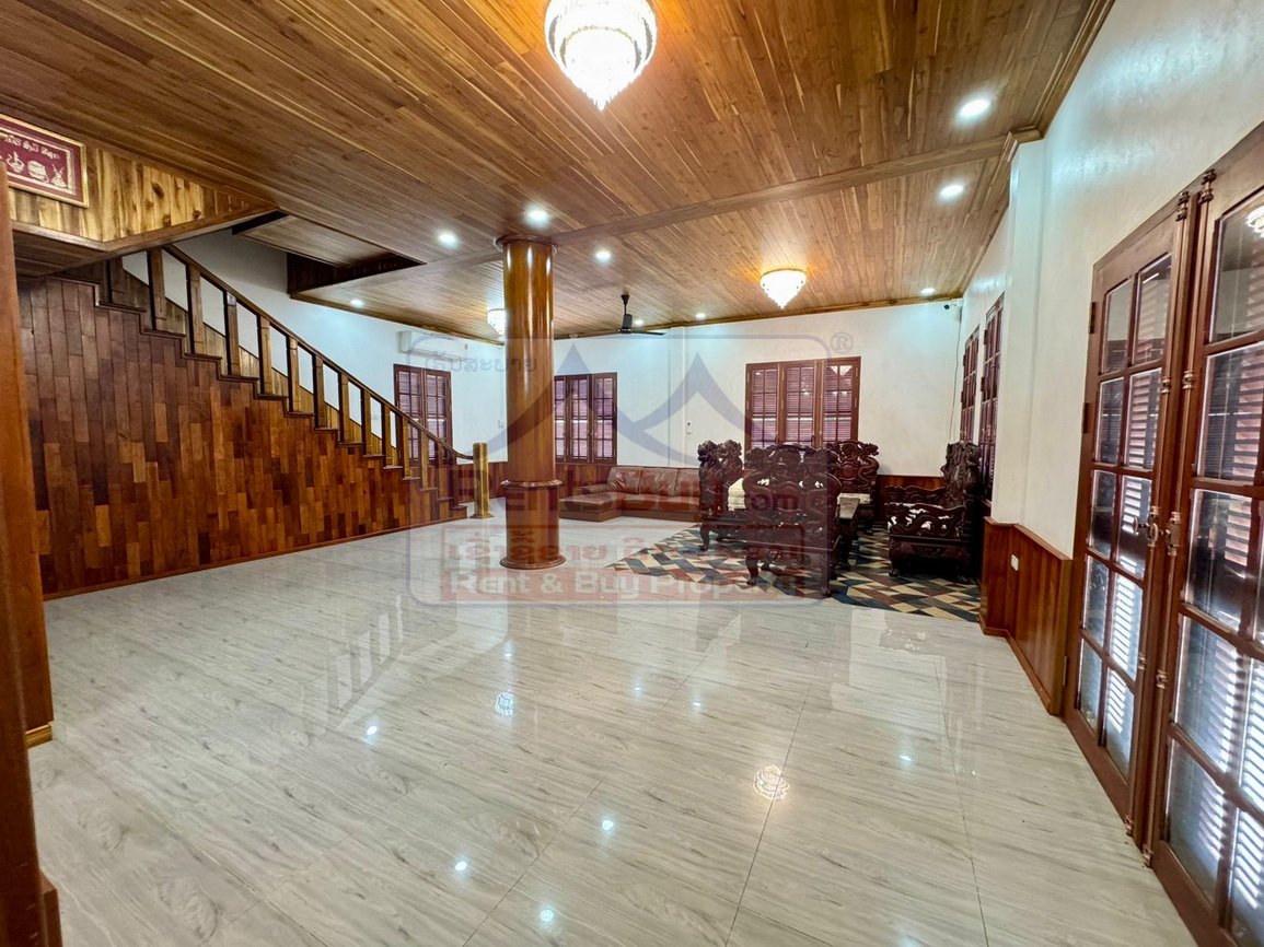 houseforrent07 6789-Spacious Two-Story House for Rent Near Thatluang, Vientiane Capital