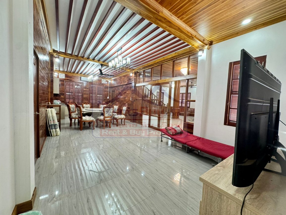 houseforrent08 6789-Spacious Two-Story House for Rent Near Thatluang, Vientiane Capital