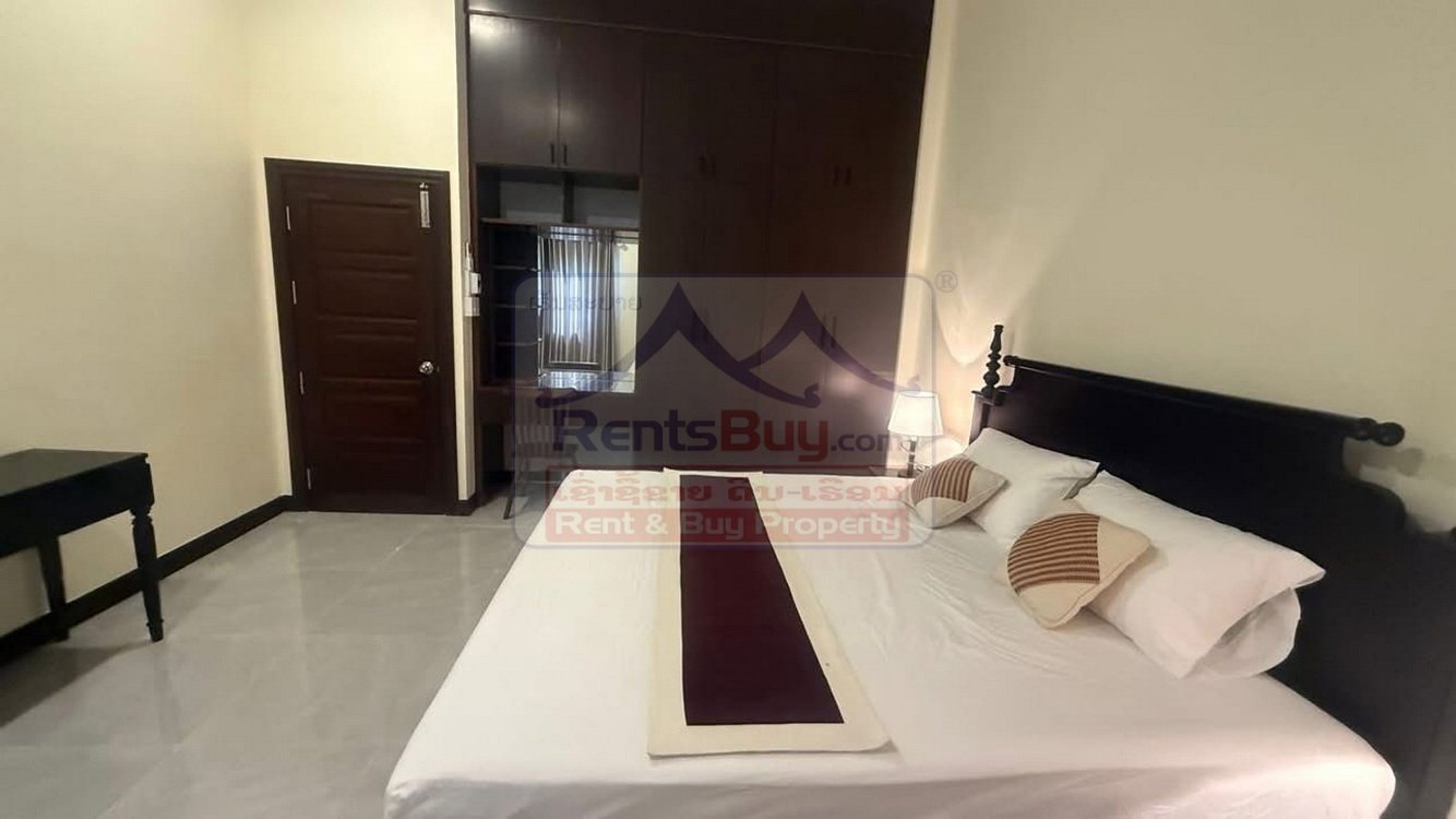 6793-Fully Furnished 3-Bedroom House for Rent in Sikottabong District, Vientiane Capital