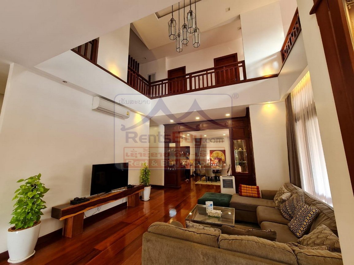 houseforrent10 6773-Luxurious Fully Furnished Two-Storey House for Rent Near 150 Hospital Zone with Private Swimming Pool