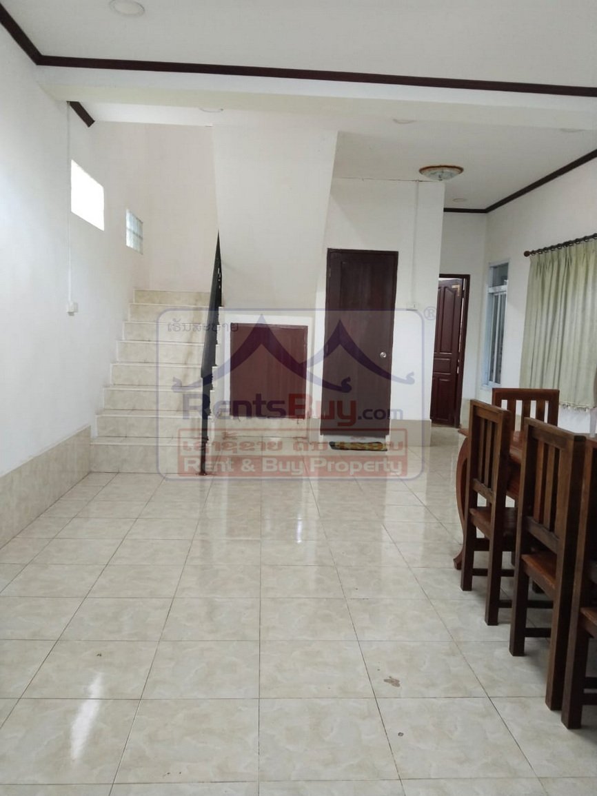 houseforrent10 6783-Fully Furnished 3-Bedroom Shophouse for Rent Near Iconic That Luang, Vientiane