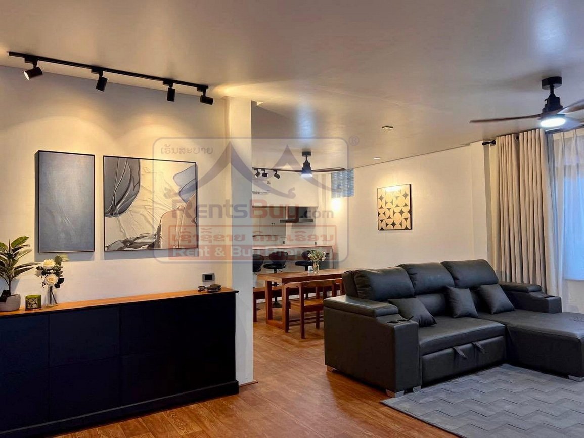 6799-Luxurious Newly Renovated 2-Storey Villa for Rent – Sisattanak District, Vientiane Capital