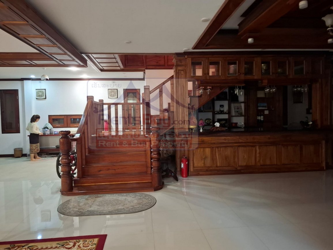 houseforrent12 6777-Spacious 5-Bedroom Fully Furnished Villa for Rent in Xaythany District, Vientiane Capital