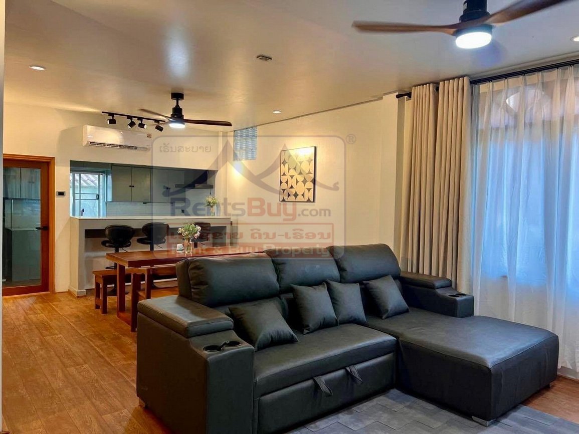 6799-Luxurious Newly Renovated 2-Storey Villa for Rent – Sisattanak District, Vientiane Capital
