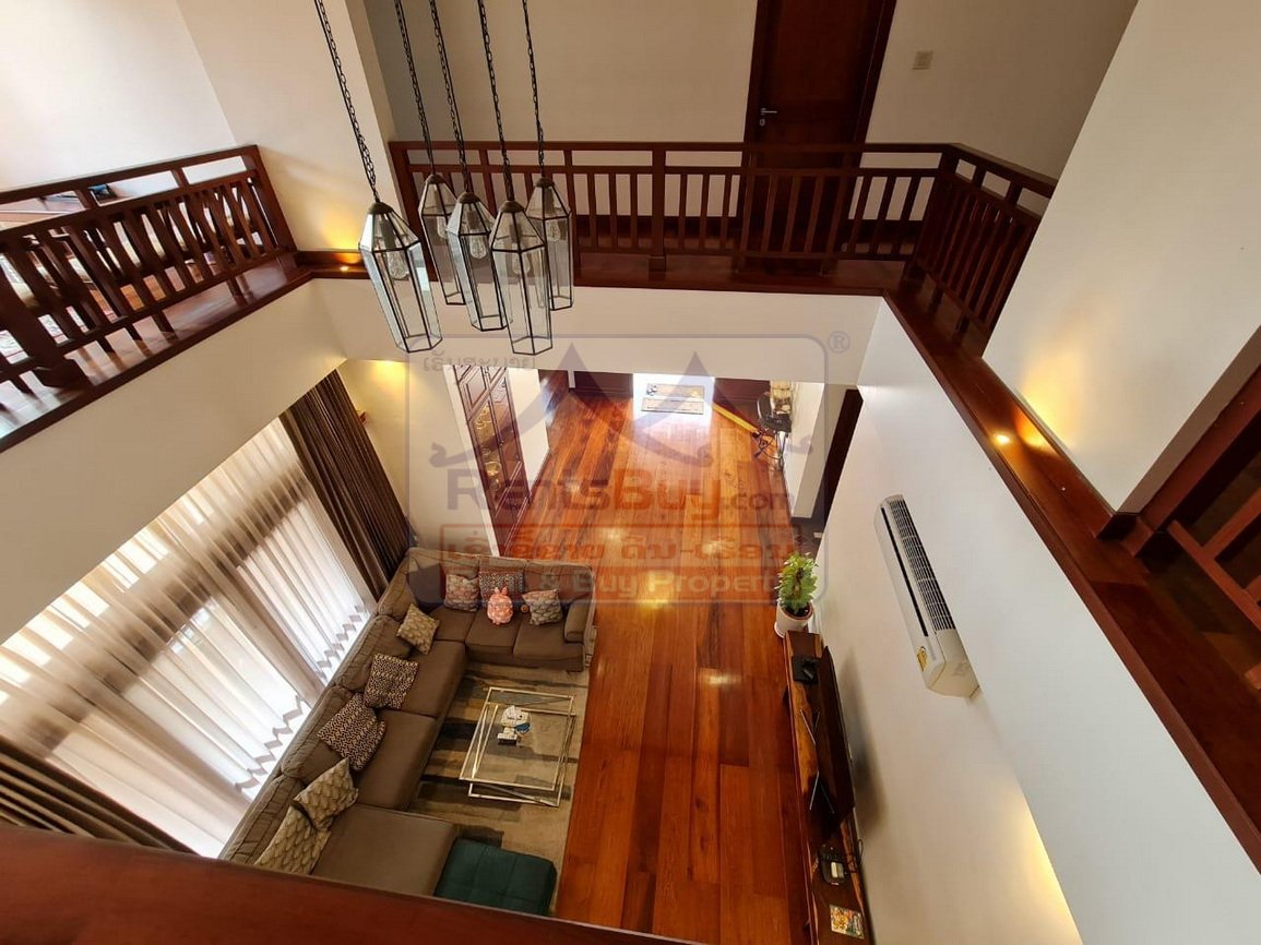houseforrent14 6773-Luxurious Fully Furnished Two-Storey House for Rent Near 150 Hospital Zone with Private Swimming Pool