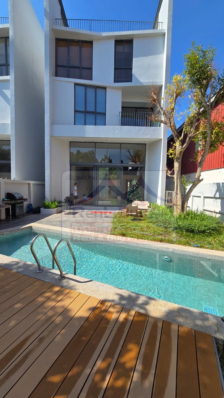 6797-Modern New House for Rent – Prime Location Near International School, Vientiane