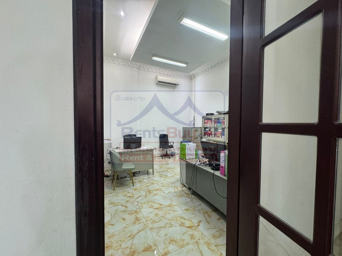 houseandofficeforrent03 6828-Premium Dual-Purpose Property: Strategic Home & Office in Sisattanak Diplomatic Area