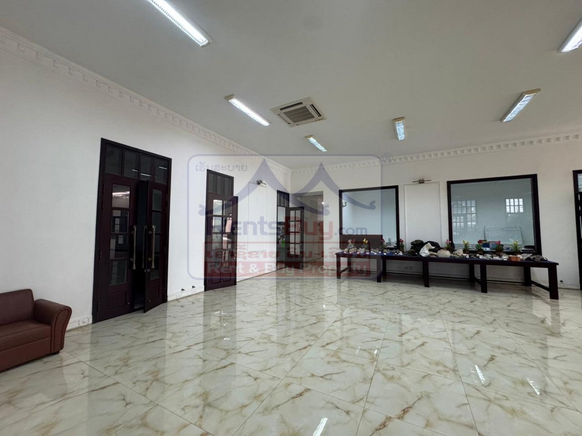 houseandofficeforrent07 6828-Premium Dual-Purpose Property: Strategic Home & Office in Sisattanak Diplomatic Area