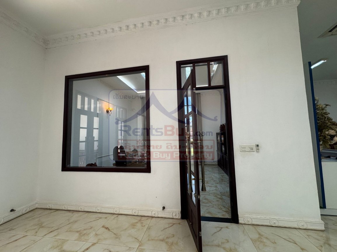 houseandofficeforrent17 6828-Premium Dual-Purpose Property: Strategic Home & Office in Sisattanak Diplomatic Area