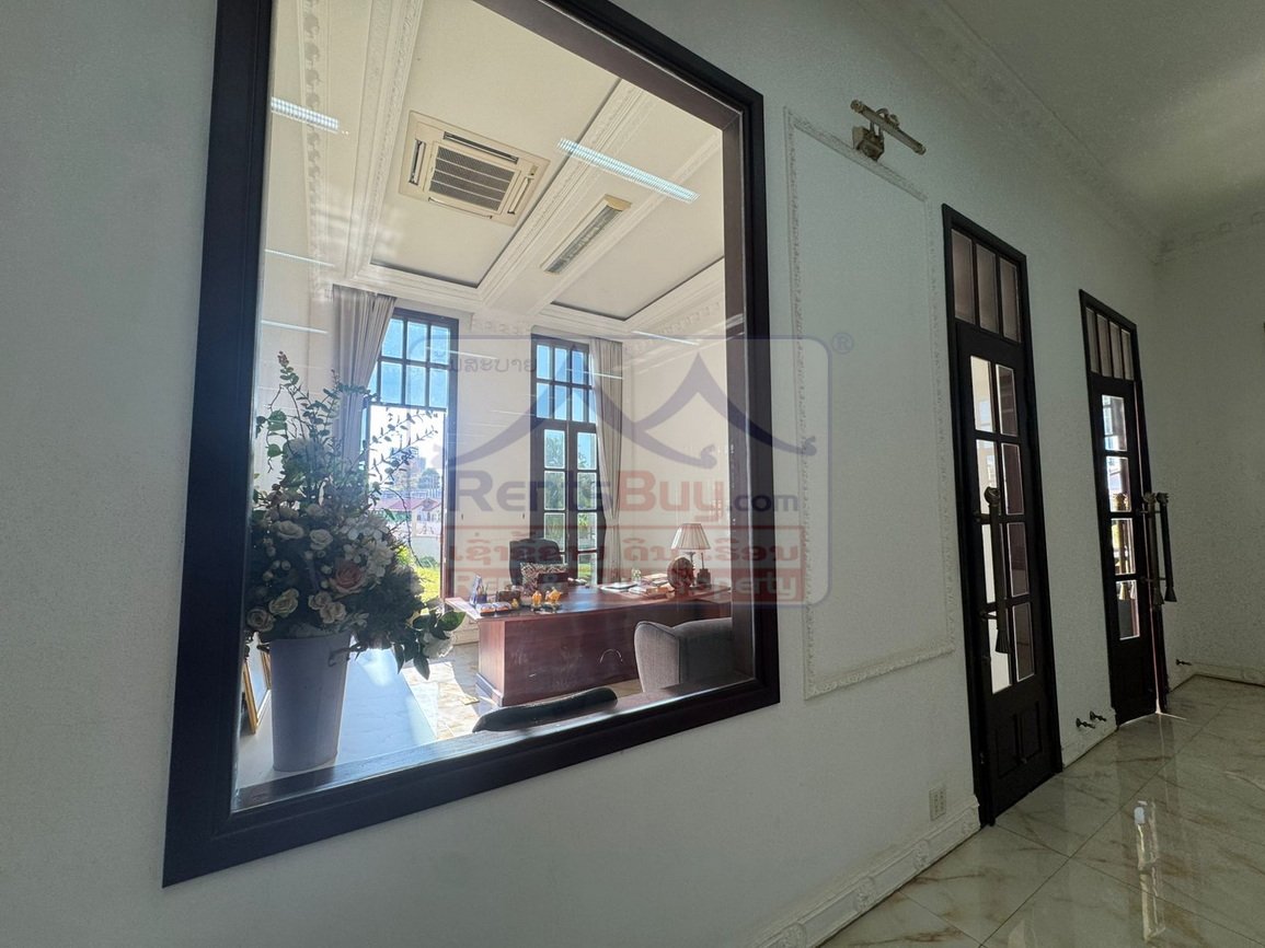 houseandofficeforrent19 6828-Premium Dual-Purpose Property: Strategic Home & Office in Sisattanak Diplomatic Area