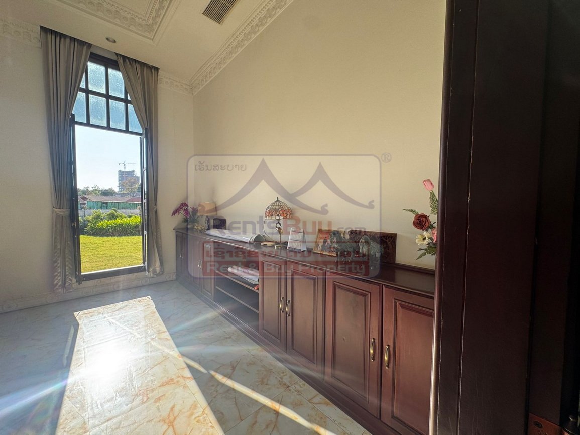 houseandofficeforrent20 6828-Premium Dual-Purpose Property: Strategic Home & Office in Sisattanak Diplomatic Area