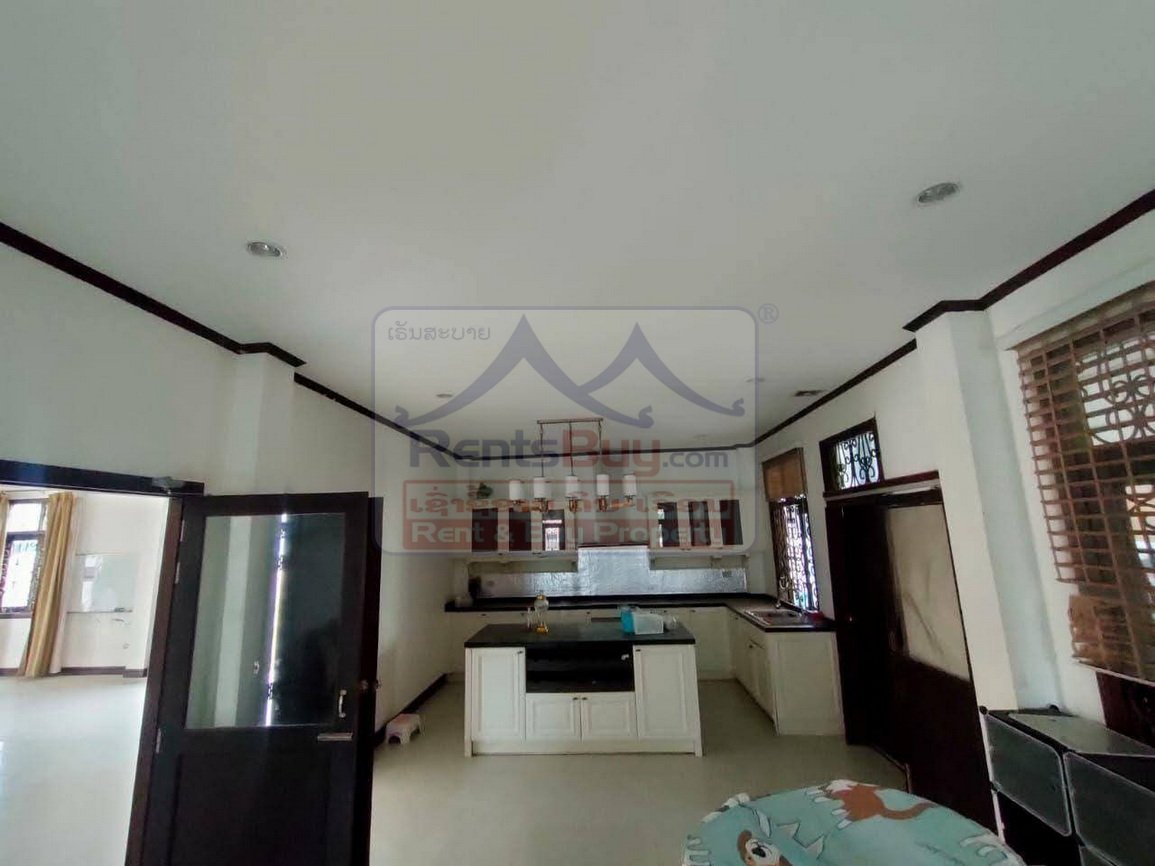 houseforrent06 6826-Fully Furnished 3-Bedroom Home Near BeerLao Factory – Hadxayfong District