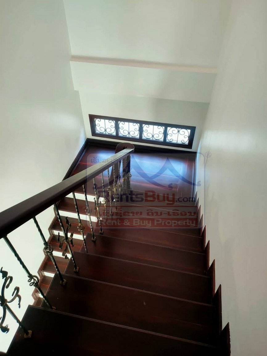 houseforrent07 6826-Fully Furnished 3-Bedroom Home Near BeerLao Factory – Hadxayfong District