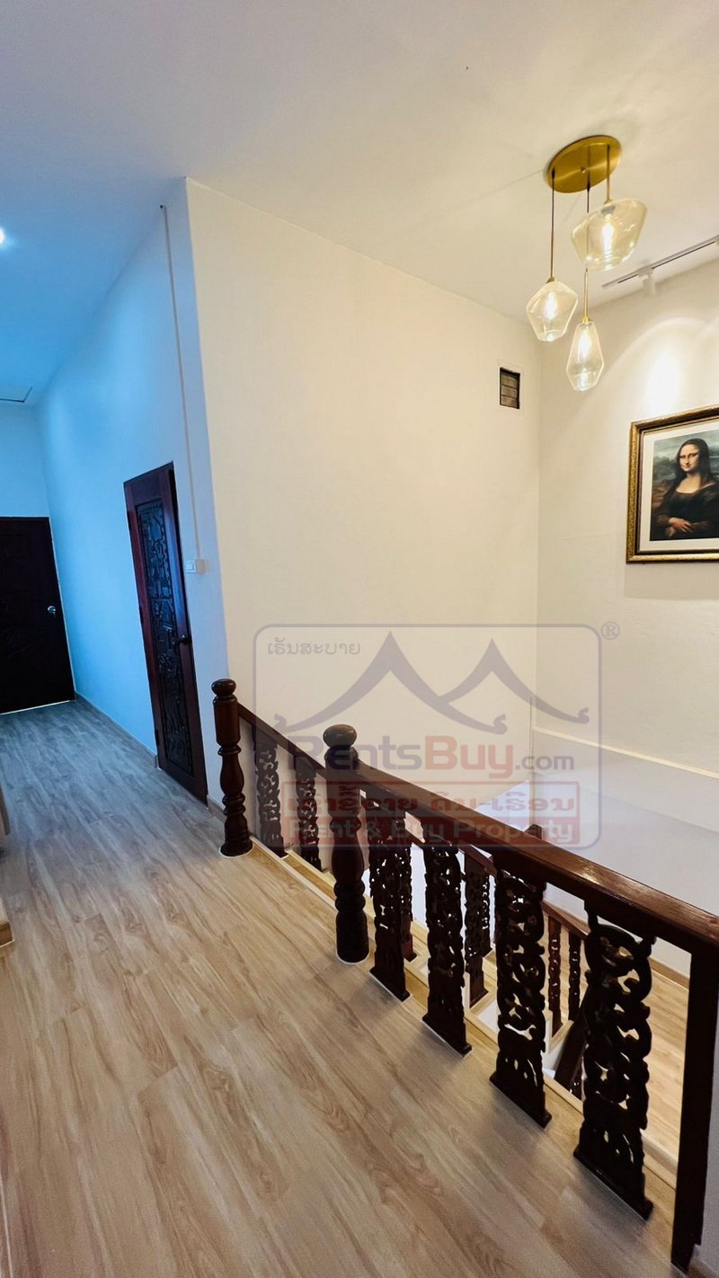 6866-Fully Furnished 3-Bedroom House for Rent near Crowne Plaza, Vientiane
