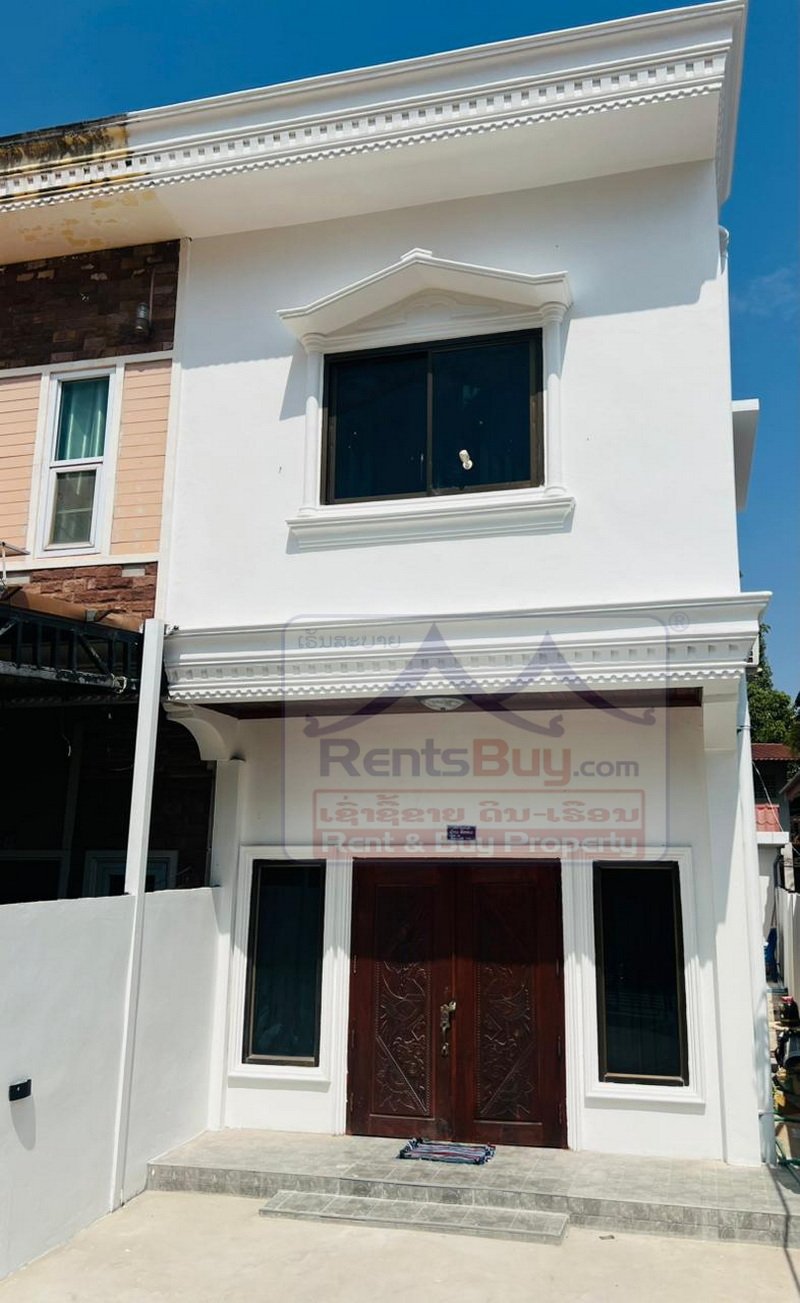 6866-Fully Furnished 3-Bedroom House for Rent near Crowne Plaza, Vientiane