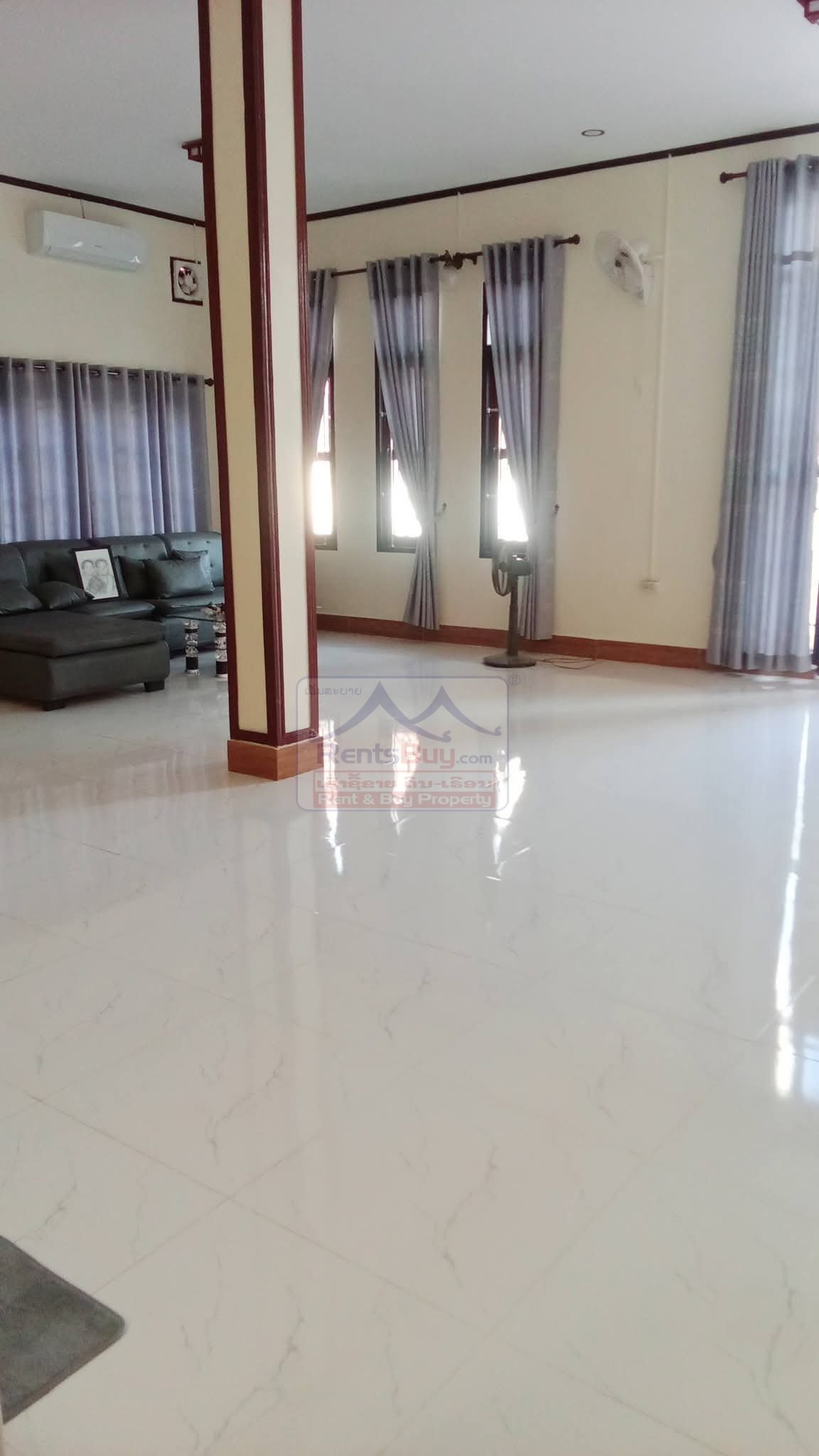 Houseforrent01 6881-Grand 5-Bedroom Modern Villa for Rent – Heart of Pha That Luang, Vientiane