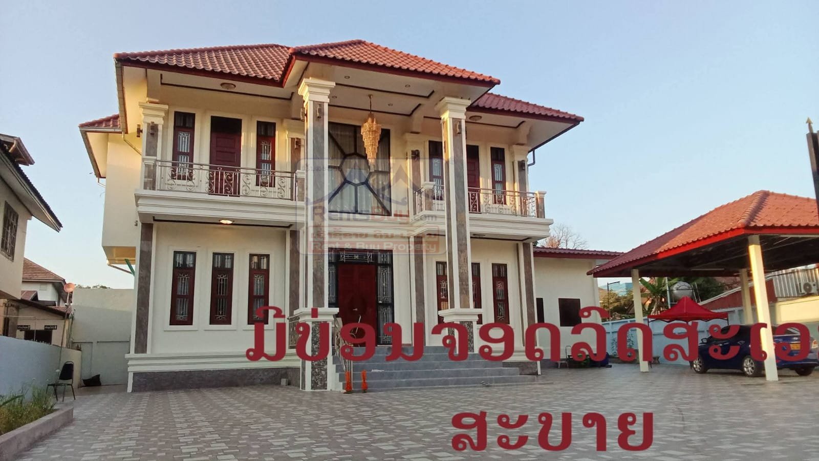 Houseforrent03 6881-Grand 5-Bedroom Modern Villa for Rent – Heart of Pha That Luang, Vientiane