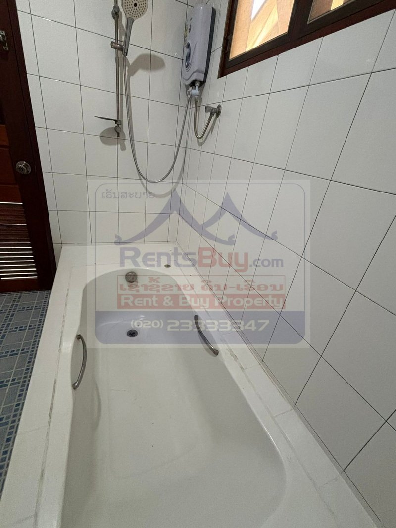 Houseforrent03 6867-Well-Connected 3-Bedroom House in Central Vientiane – Near Crowne Plaza Vientiane.