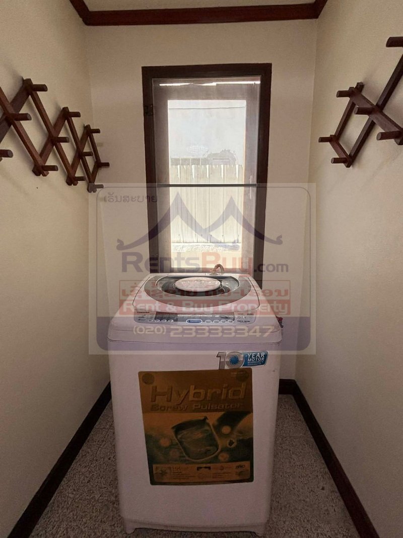 Houseforrent14 6867-Well-Connected 3-Bedroom House in Central Vientiane – Near Crowne Plaza Vientiane.