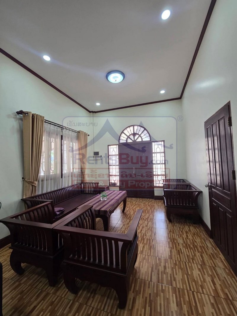 6840-Modern 2-Bedroom Home for Rent in Sisattanak: Fully Furnished & Near International Schools
