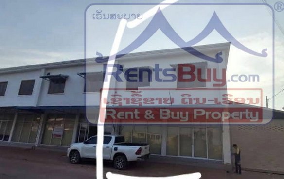 6836-Prime 2-Bedroom Shophouse for Rent Near Vientiane National Convention Hall