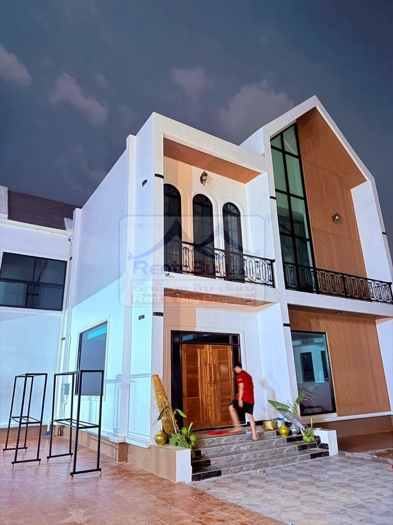 houseforrent03 6947-Luxury Nordic Living: 13 Mins to That Luang Lake | 3BR/5BA & Fully Furnished