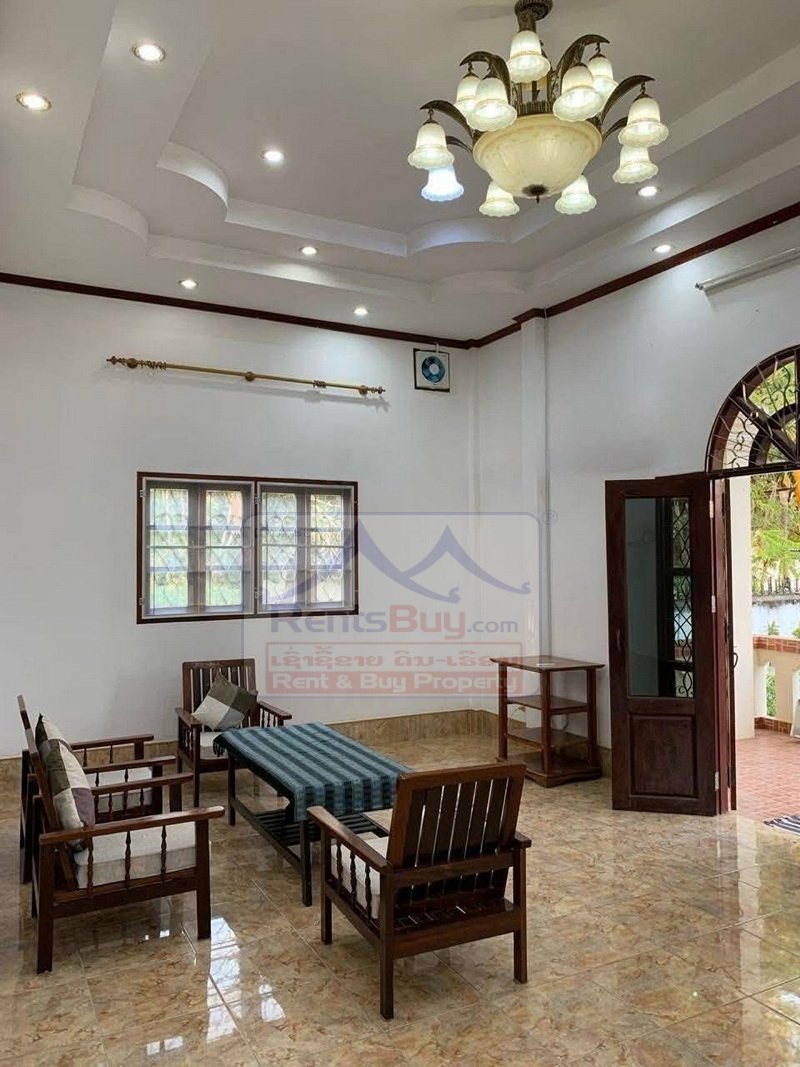 houseforrent03 6946-Spacious & Fully Furnished House for Rent Near ITec Mall, Hospital 103, Rattana College, and Embassies – Vientiane