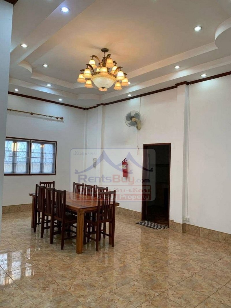 houseforrent04 6946-Spacious & Fully Furnished House for Rent Near ITec Mall, Hospital 103, Rattana College, and Embassies – Vientiane