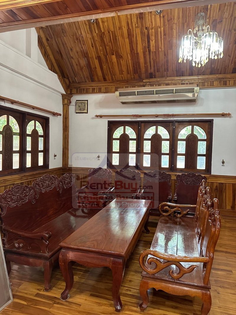 houseforrent04 6941-Spacious & Fully Furnished: Premium 7BR/7BA Villa for Rent in Vientiane’s Prime Residential Hub