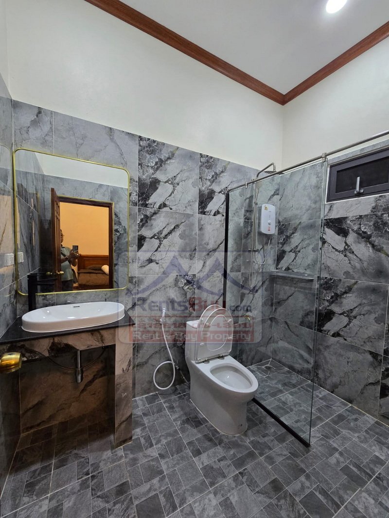 houseforrent05 6952-Spacious 4-Bedroom, 5-Bathroom Renovated Villa for Rent with Big Garden | 4 Min to National Convention Center, Vientiane