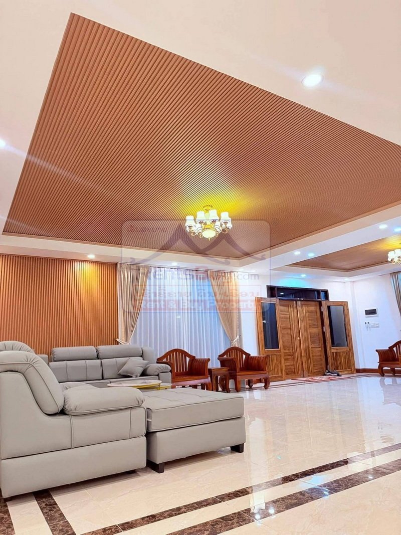 houseforrent07 6947-Luxury Nordic Living: 13 Mins to That Luang Lake | 3BR/5BA & Fully Furnished